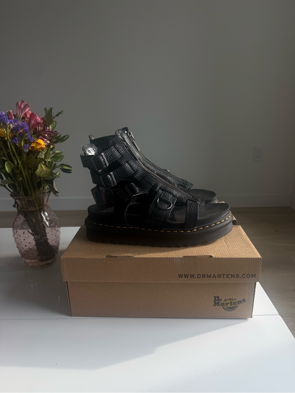 Dr. Martens Olsen Black gladiator sandals
Worn once